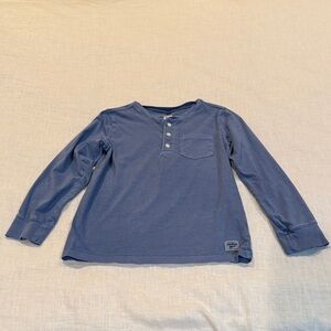 OshKosh B'gosh Classic Blue Long Sleeve Tee size 10 A